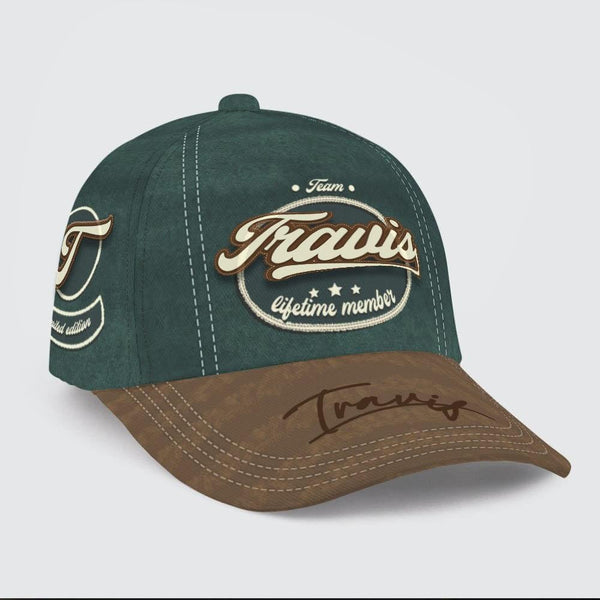 Travis "Lifetime Member" Vintage Washed Baseball Cap