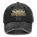 Personalized "Valenzuela Never Wrong" Washed Baseball Cap