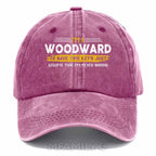 Personalized Woodward "Never Wrong" Washed Baseball Cap