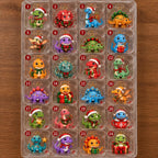 Dinosaur 24-Piece Acrylic Charm Advent Calendar