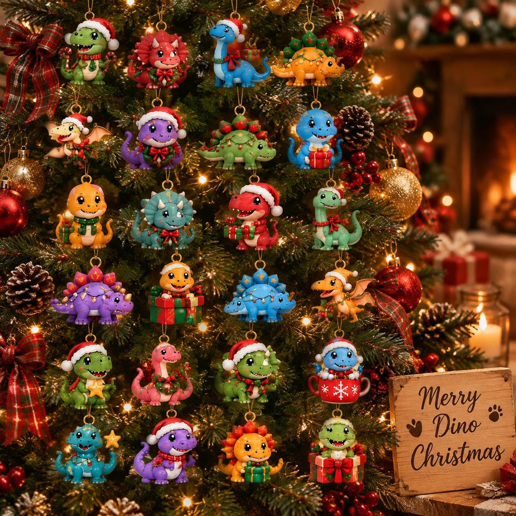 Dinosaur 24-Piece Acrylic Charm Advent Calendar