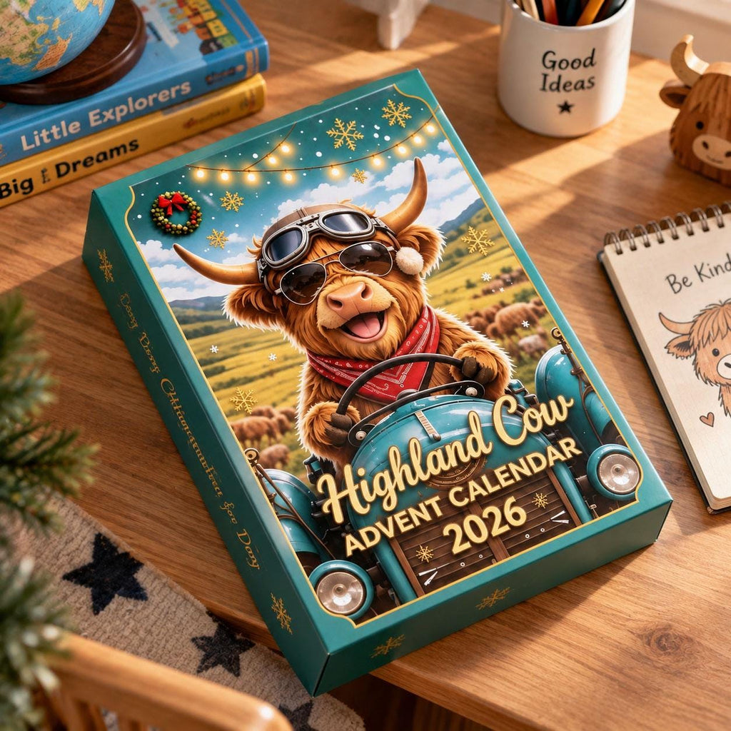 Highland Cow Blind Box 24-Day Christmas Advent Calendar