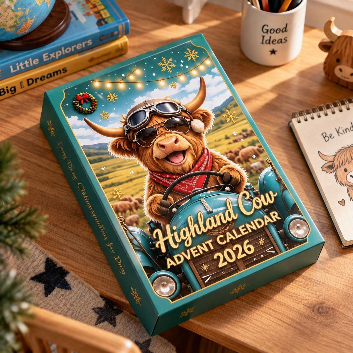 Highland Cow Blind Box 24-Day Christmas Advent Calendar