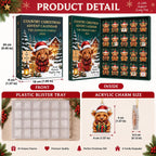 Dinosaur 24-Piece Acrylic Charm Advent Calendar