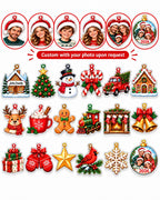 Personalized Couple Photo Wooden Advent Calendar