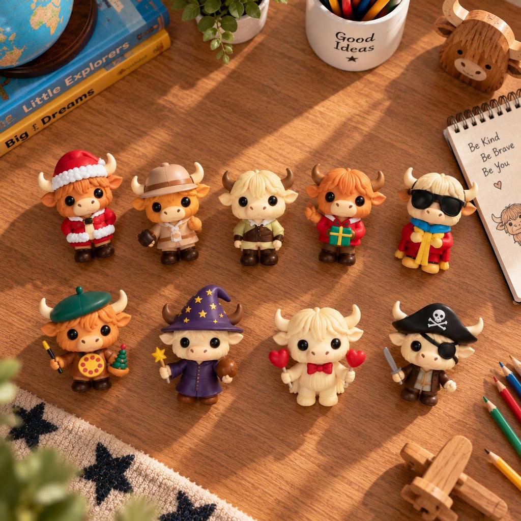 Highland Cow Blind Box 24-Day Christmas Advent Calendar