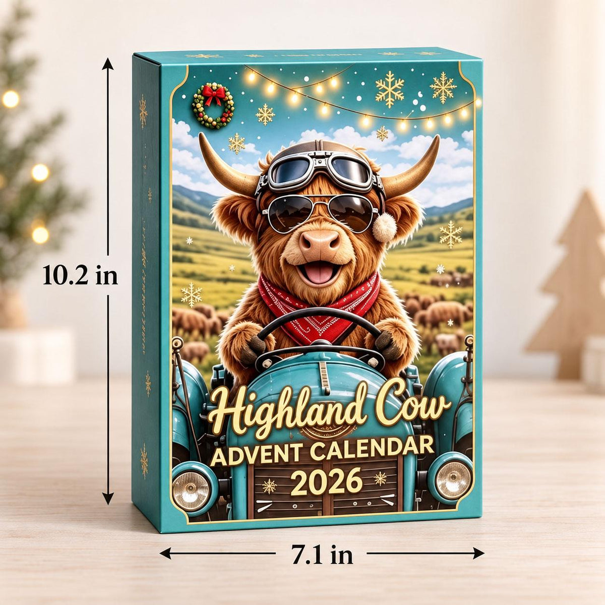 Highland Cow Blind Box 24-Day Christmas Advent Calendar