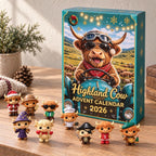Highland Cow Blind Box 24-Day Christmas Advent Calendar