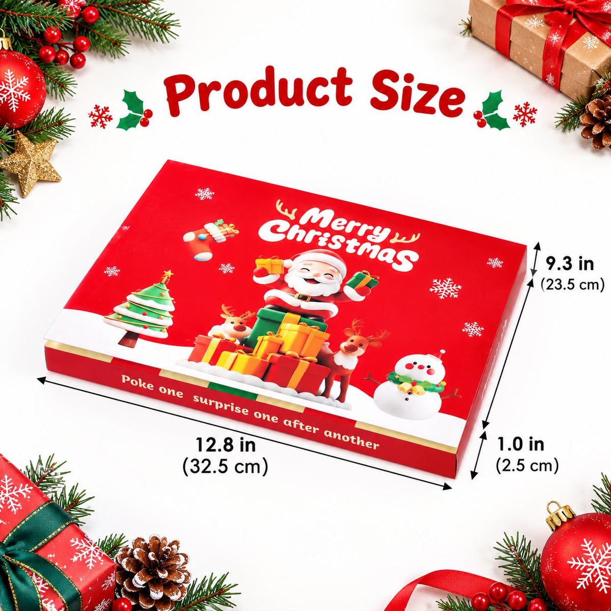 Holiday Keychain Charms 24-Day Advent Calendar