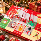 Holiday Keychain Charms 24-Day Advent Calendar