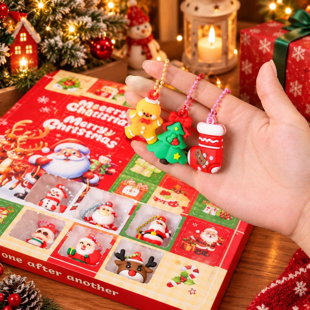 Holiday Keychain Charms 24-Day Advent Calendar