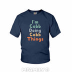 Personalized "I'm Doing Cobb Things" Youth T-Shirt