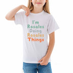 Personalized "I'm Doing Rosales Things" Youth T-Shirt